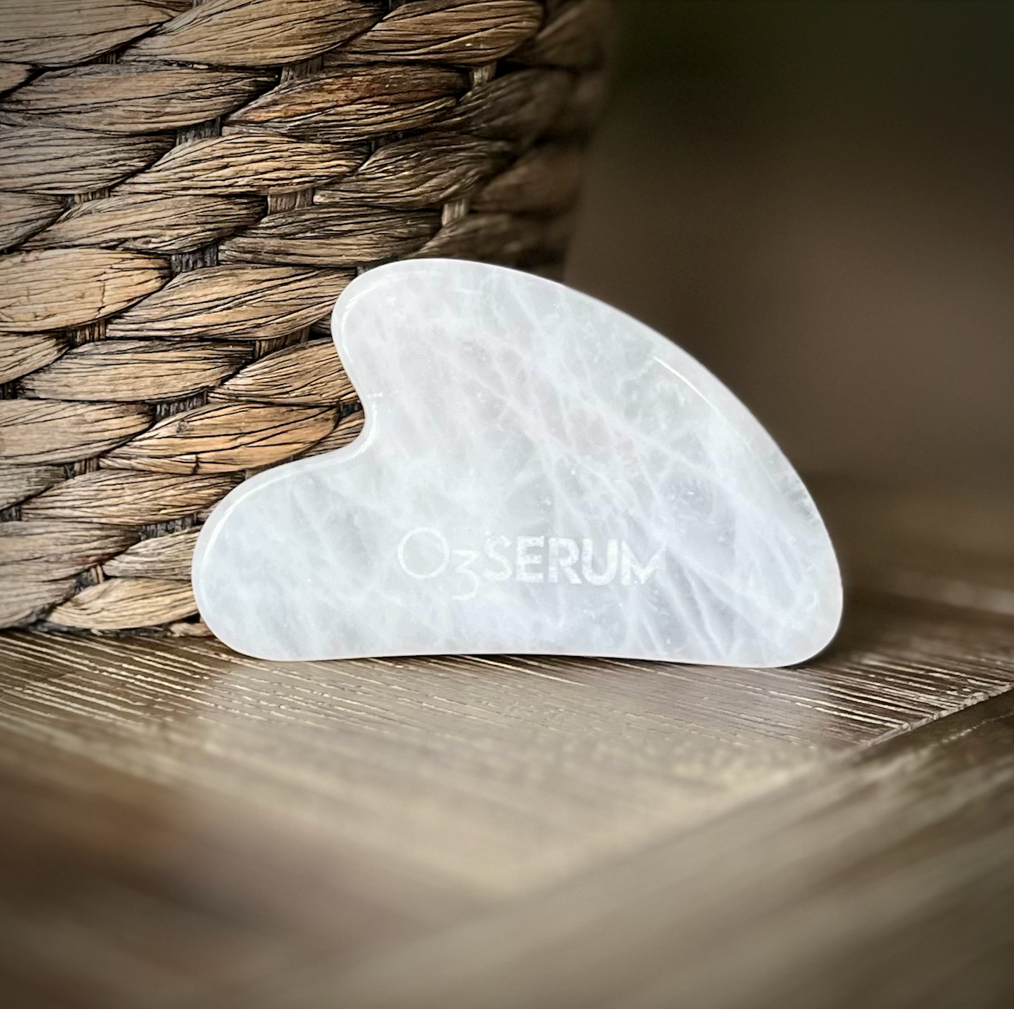 Gua Sha Facial Massage Stone - White Jade